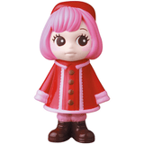 A VAG 31 β Uramy and Tsurami doll with pink hair and a red coat, inspired by Japanese vinyl toy artists from Medicom (JP).
