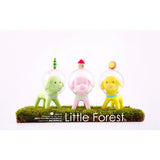 A little forest figurine with three small dogs on top of moss from the Puppy Tang — Little Forest Pre-Order series by AICHIAILE (CN).
