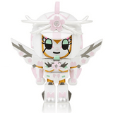 A pink and white toy figure with wings from the tokidoki Tokimondo Series 2 Blind Box.