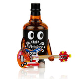 A toy with a guitar and a bottle of whiskey, perfect for Boozy Besties blind box by tokidoki.