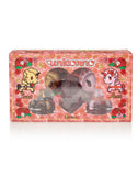 A box containing a pink Tokidoki Sweet Heart Unicorno 2-Pack figure with a pink cat.
