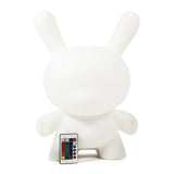 A white bunny with a wireless remote - Kidrobot (US) Designer Color Changing 18