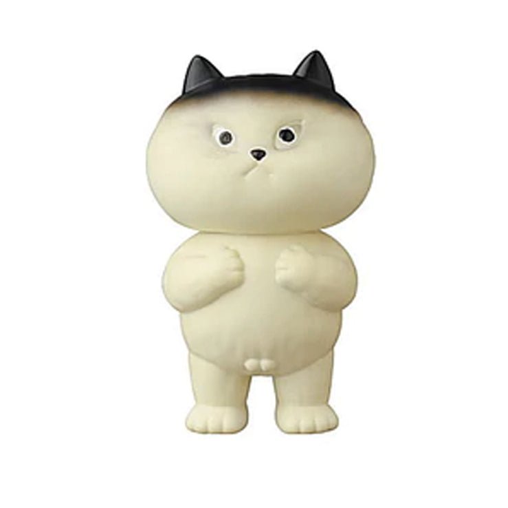 A Medicom (JP) VAG 29 — Futekoneko toy cat stands on a white background.