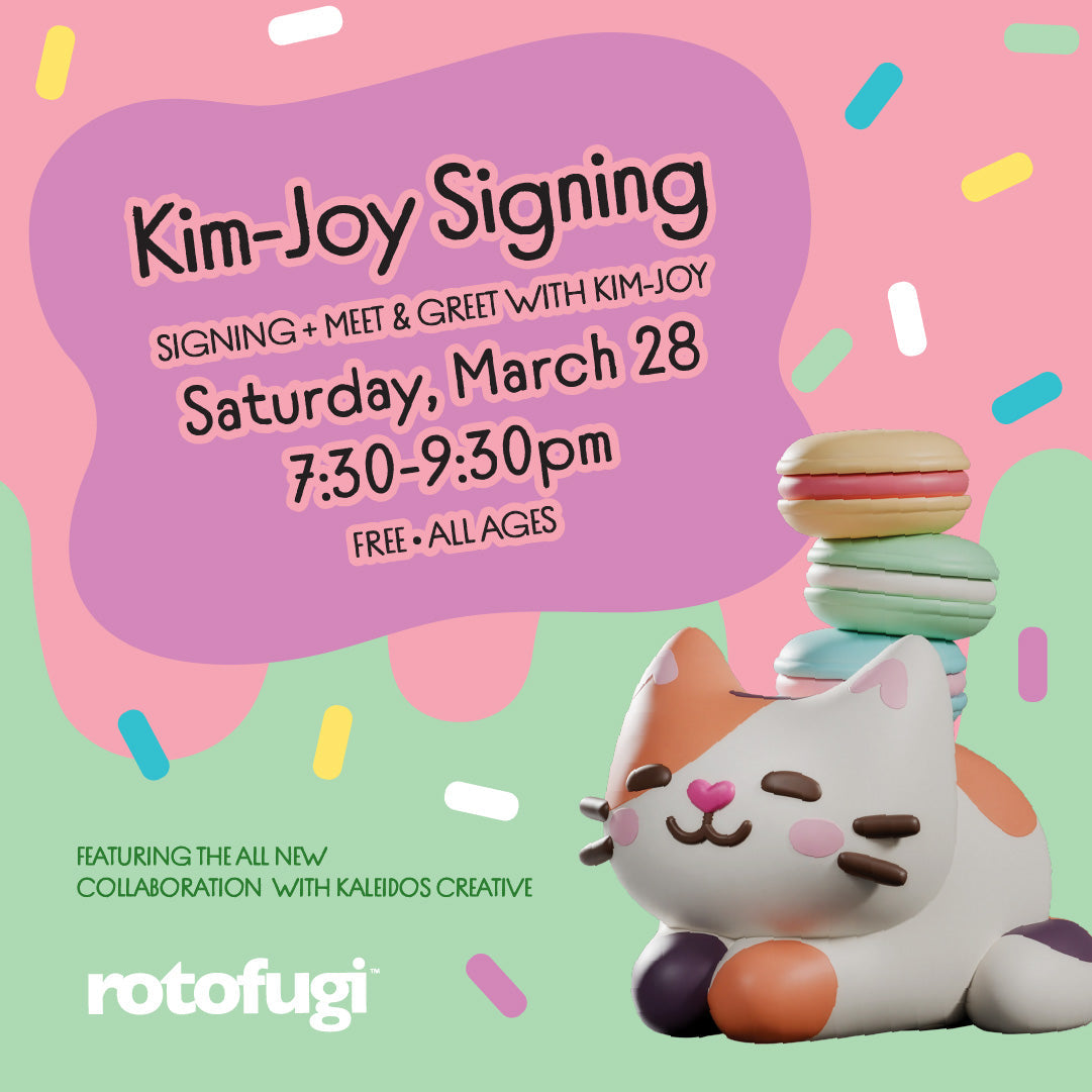 Kim-Joy Signing + Meet & Greet! Banner Image }}