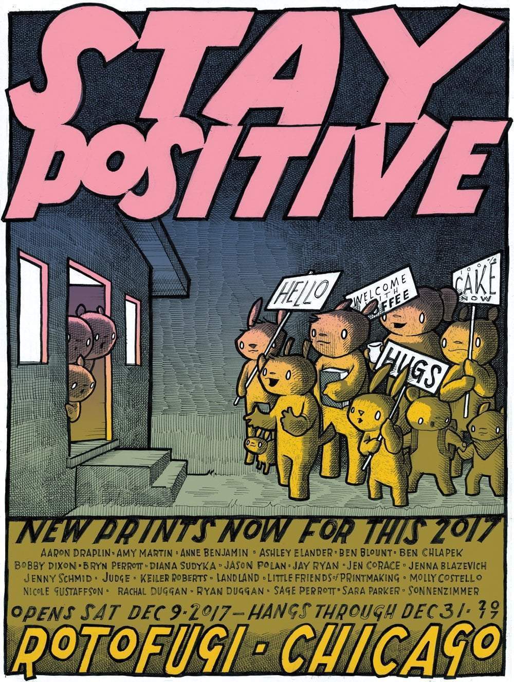 Promo Image for STAY POSITIVE - First Annual December Print Exhibit