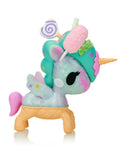The Tokidoki Ice Cream Shop Unicorno Blind Box features a pastel-colored toy with wings, a candy horn, and sweet-themed accents—perfect for any Tokidoki collection.