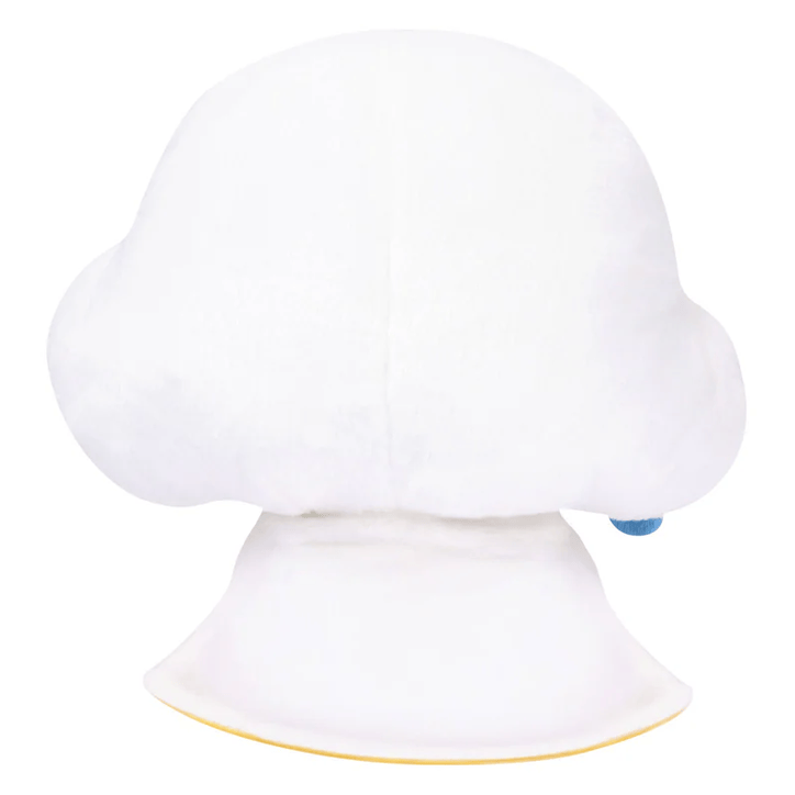 Cloudia - Momiji Magical Meadow Large Plush by Momiji features a cuddly design with a big, cloud-like white head, small blue detail on the right side, white base, and yellow accents. Perfect as adorable room decor.