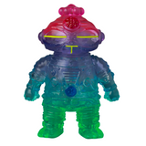 Named the VAG 40 — Tomodachi Zero Machine, this vibrant toy robot figure from Medicom (JP) is crafted from Japanese vinyl. Featuring a translucent design with gradient hues of blue, pink, and green, it showcases intricate details and bold shapes that reflect the creativity found in Vinyl Artist Gacha gachapon figures.