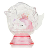 The tokidoki Dreaming Unicorno - Strawberry Milk (Special Edition) features a small pink and white unicorn figurine in a winged clear globe on a pink base.