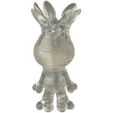 The Medicom VAG 46 — Mandoraguraki is a translucent, textured figurine inspired by Japanese vinyl toys, with an oval body, rounded limbs, and several elongated head projections, shown from the front.