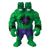 The VAG 46 — Giant Gorilla Franken Mini by Medicom is a Japanese vinyl toy featuring a muscular, green, two-headed creature—perfect for enhancing any Vinyl Artist Gacha or gachapon figure collection.