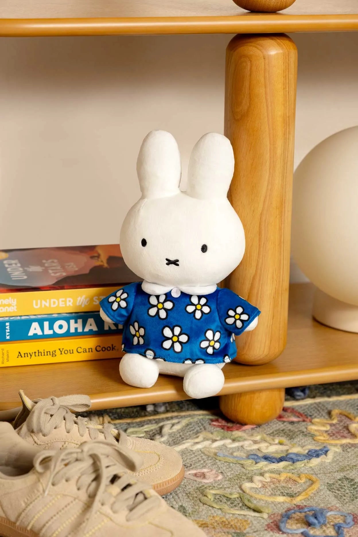 miffy plush blue dress Miffy with Delft Blue Dress Soft Toy, 24cm