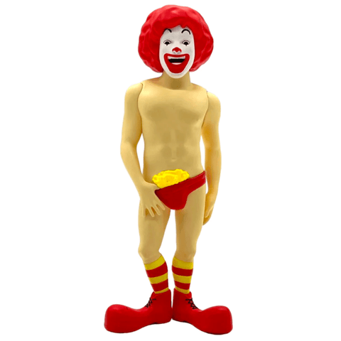 A pint-sized Sexy Ronald - 5" Original figure with red hair from UVD Toys (US).