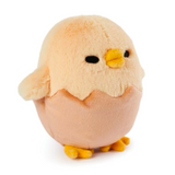 Meet the Gund Gudetama Shakipiyo Egg Plush, an adventurous hatchling with a soft beige body, fuzzy texture, and bright orange beak and feet from Gund (US), perfect for endless cuddles and playful escapades.