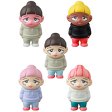 A whimsical collection of Vag 35 - Inu No Kagayaki figurines in various colors for your work desk by Medicom (JP).