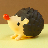 A small toy hedgehog from the 