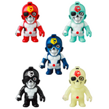 A group of Vag 35 - Gunjo toys in various colors and shapes by Medicom (JP).