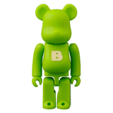 This green bear-shaped toy from the Be@rbrick Series 49 by Medicom (JP) features a prominent 