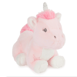 Experience tactile play with the Gund Alora Unicorn Plush by Gund (US). This delightful pink unicorn features intricate embroidery and a silver horn, sitting adorably for dream-filled adventures.