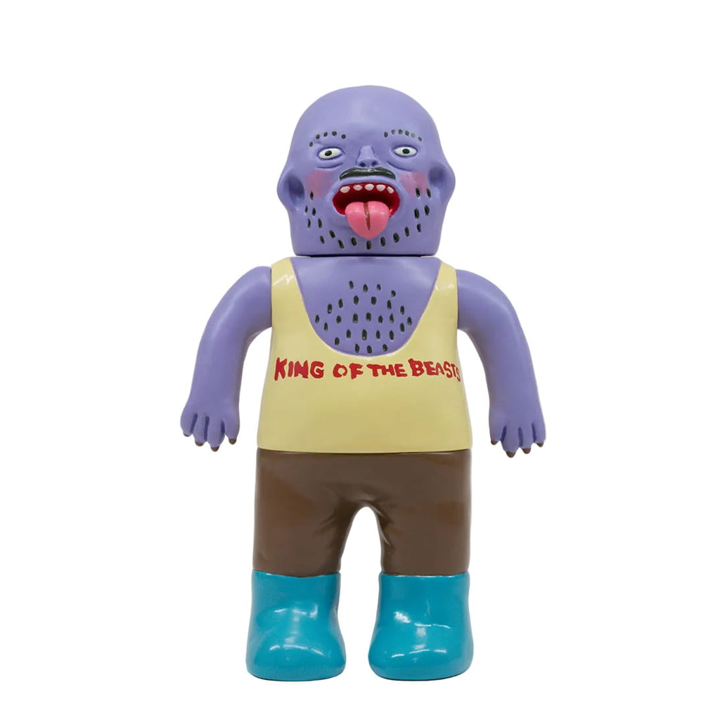 The About Animals Shishizuka/Lion — Series 3 by Paradise Toy is a quirky purple humanoid with a red tongue, yellow 