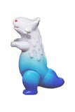 The Little Hut (HK)'s Byron — Mt. Fuji: a Kaiju-inspired toy figure with a white-to-blue gradient body, upright on two legs, shown in profile view against a white background.