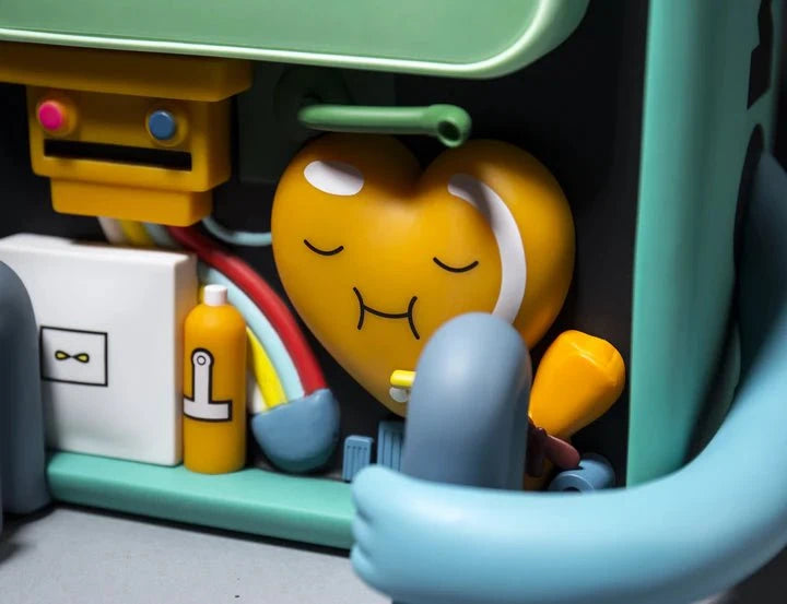 A close-up of the Kidrobot (US) BMO 8