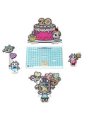 Celebrate Tokidoki's 20th Anniversary with the Tokidoki 20th Anniversary Acrylic Standee Blind Box, featuring cute character and dessert designs like a 