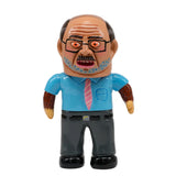 The About Animals Satoshi/Gorilla — Series 3 figure by Paradise Toy features a bald man with glasses, blue shirt, pink striped tie, gray pants, and exaggerated facial features.