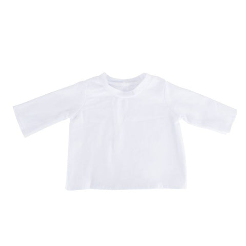 White Long Sleeve Tee for 20" Squadt