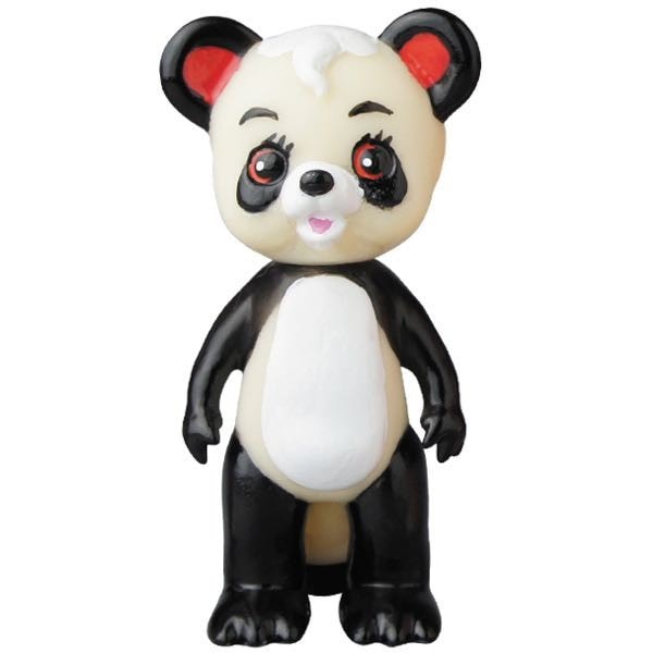 A toy Tanuki no Pokopon, part of the Vinyl Artist Gacha Series 6 collection from Medicom (JP), stands on a white background.