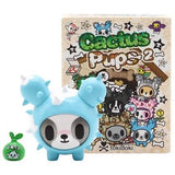 A tokidoki Cactus Pups Series 2 Blind Box containing a cactus plush toy, perfect for collectors.