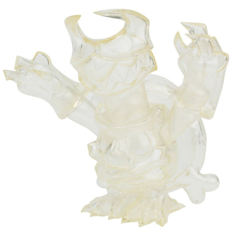 A Skuttle-X All Clear plastic toy with claws, resembling a turtle by One-Up (JP).