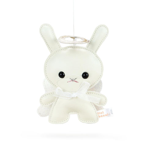 Holiday 5" Plush Angel Dunny Ornament by Flat Bonnie — Twinkle Edition