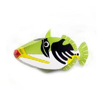 Filefish DIY Paper Toy Postcard #047