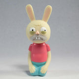 A cute Tinder Toys: Rabburt bunny with glasses and a pink shirt.