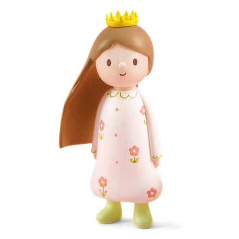 A AICHIAILE resin figure of "Queency — Every Girl Has a Princess Dream" depicting a little girl in a pink dress.