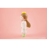 A doll with long hair and Queency — Every Girl Has a Princess Dream on a pink background by AICHIAILE.