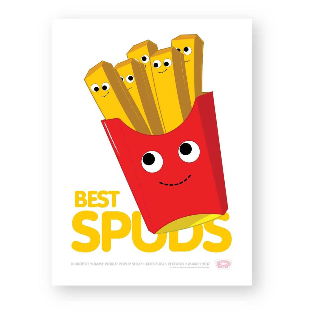 Top-quality Best Spuds Yummy World Limited Edition poster by Kidrobot for your walls.