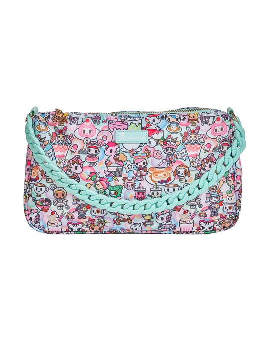 The new tokidoki Sweet Cafe Chain Strap Shoulder Bag features an adorable design that is kawaii overload!