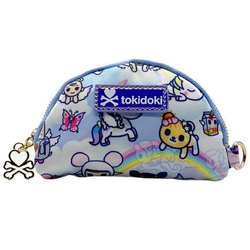 A small pouch with a nice unicorn on it.
Product Name: Naughty or Nice Half Moon Zip Coin Purse
Brand Name: tokidoki
