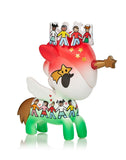 A Unicorno Holiday Series 4 Blind Box toy unicorn with a star on its head from the tokidoki collection.