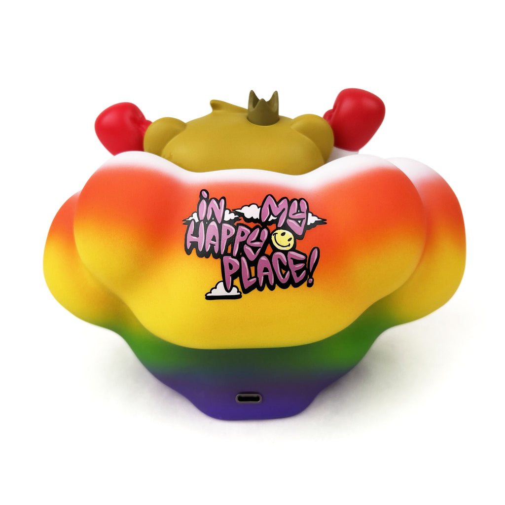 A Strangecat Toys (US) Rainbow Edition hat with 