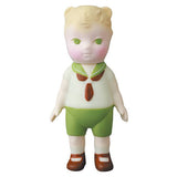 A Medicom (JP) VAG 30 — Kumamimichan toy doll in a green shirt and tie.