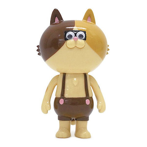 A toy figure of a brown cat designed by The Little Hut (HK) — Mike.